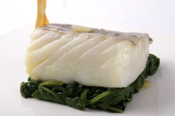 Bacalao confitado con ajo
