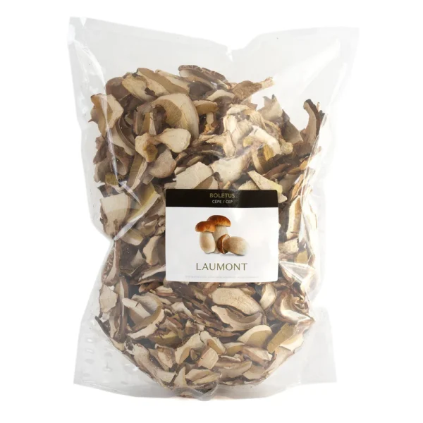 Boletus silvestre deshidratado