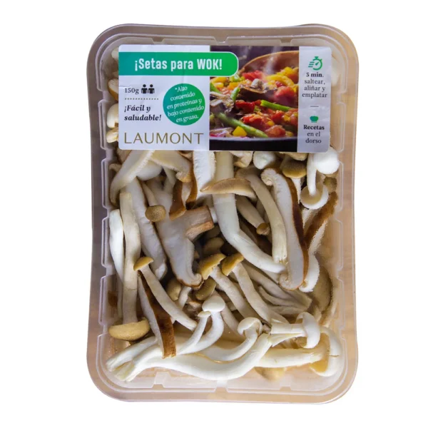 Mezcla de setas de cultivo para Wok Bandeja 150g