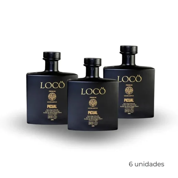 Pack 6 botellas AOVE LOCÖ - Premium Picual 500ml (6 uds.) - Cosecha 23-24